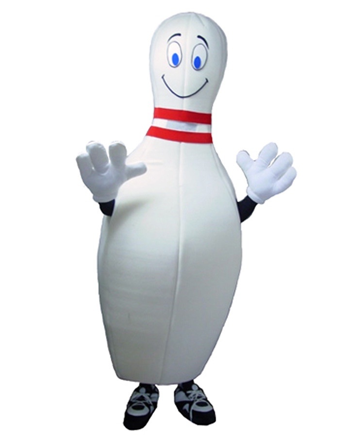 Bowling Pin Kostüm Karneval Angebot Maskottchen günstige