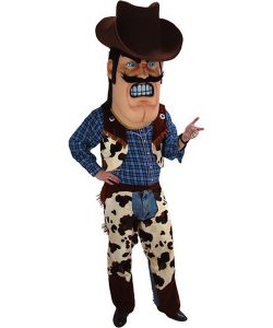 Cowboy Kostüm Karneval Angebot Maskottchen günstige