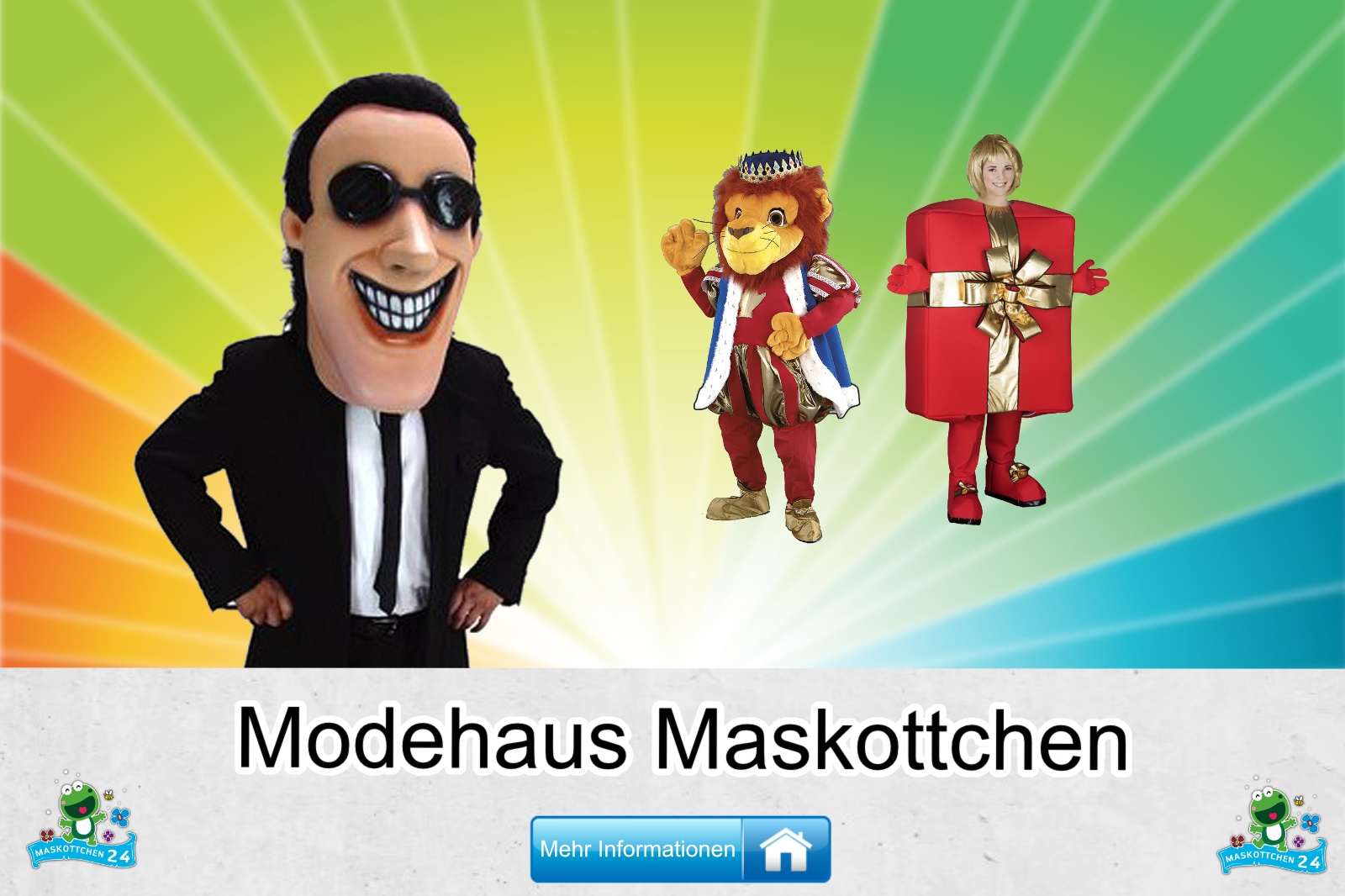 Modehaus Kostüme Maskottchen Karneval Produktion Firma Bau