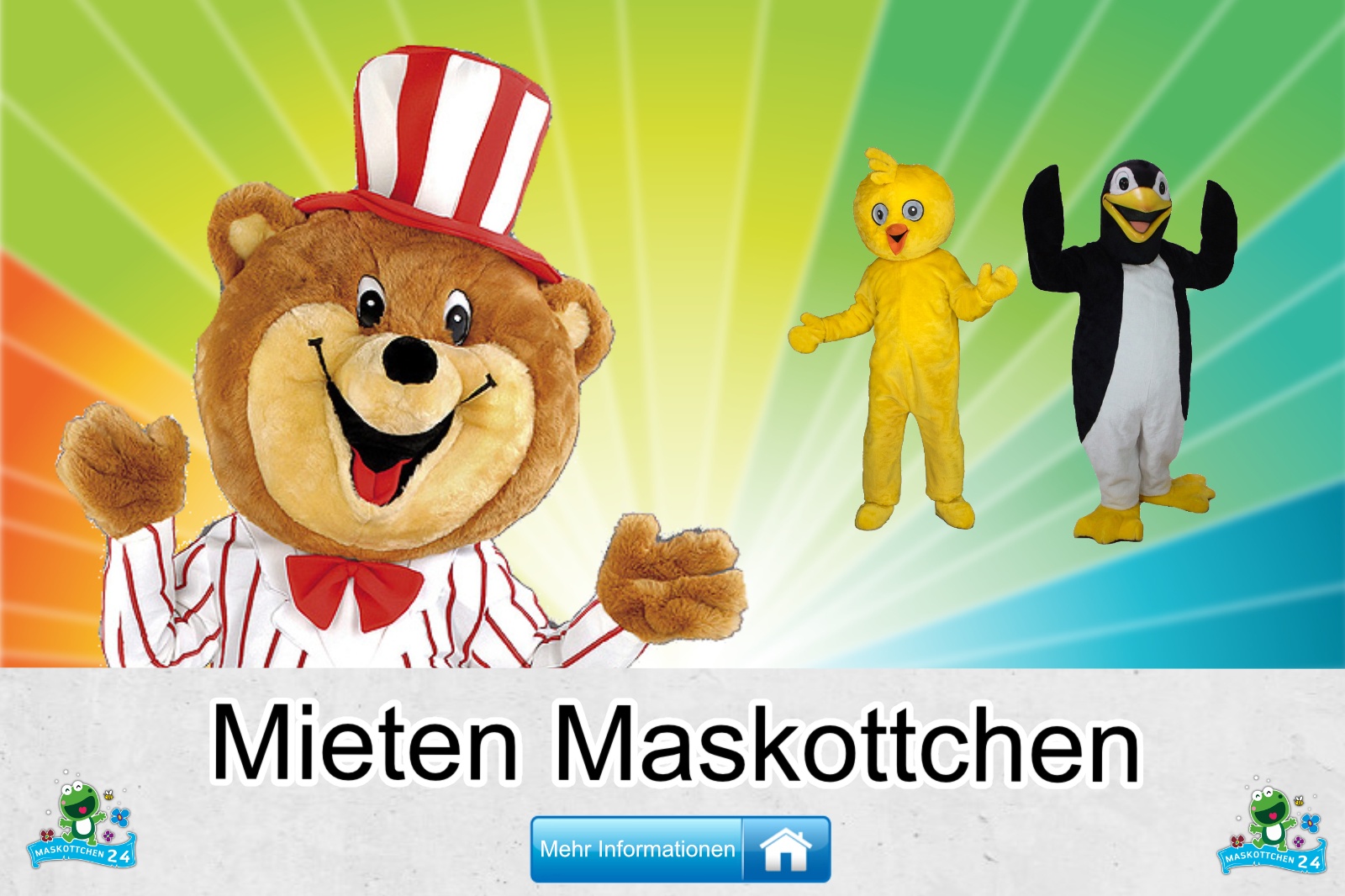 Mieten-Kostueme-Maskottchen-Karneval-Produktion-Firma-Bau