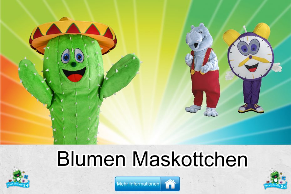 Blumen-Kostueme-Maskottchen-Karneval-Produktion-Firma-Bau